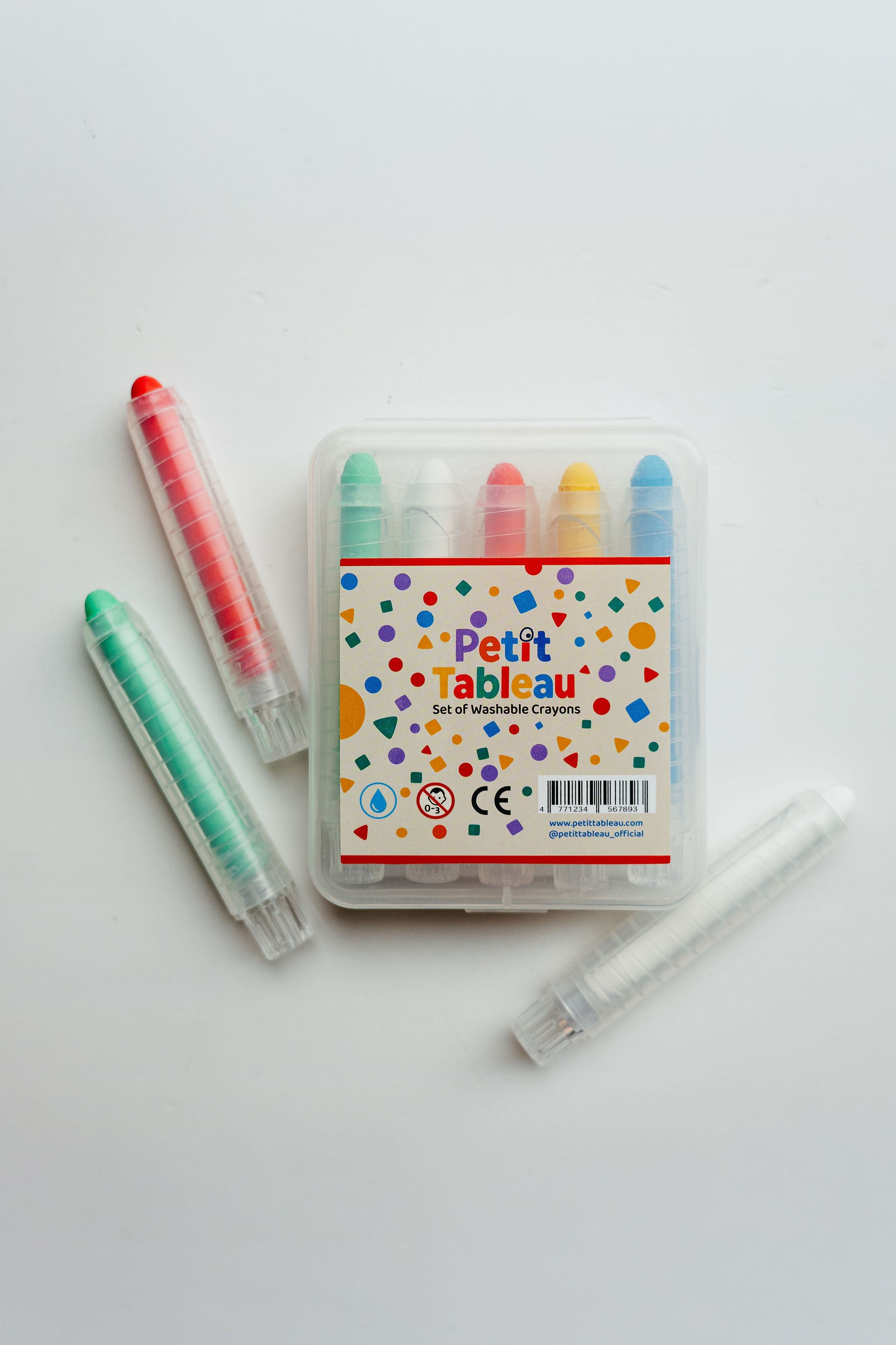 Washable crayons for kids, Spin-on (5 pcs.)