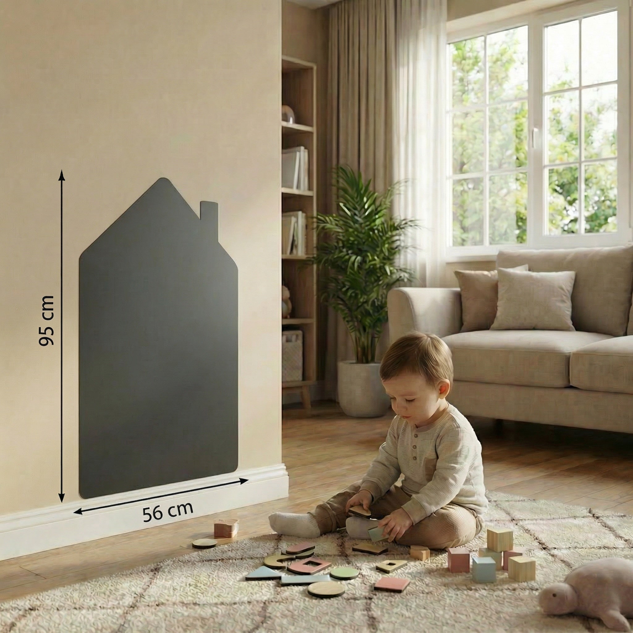 Petit Tableau - Magnetic board for children - House