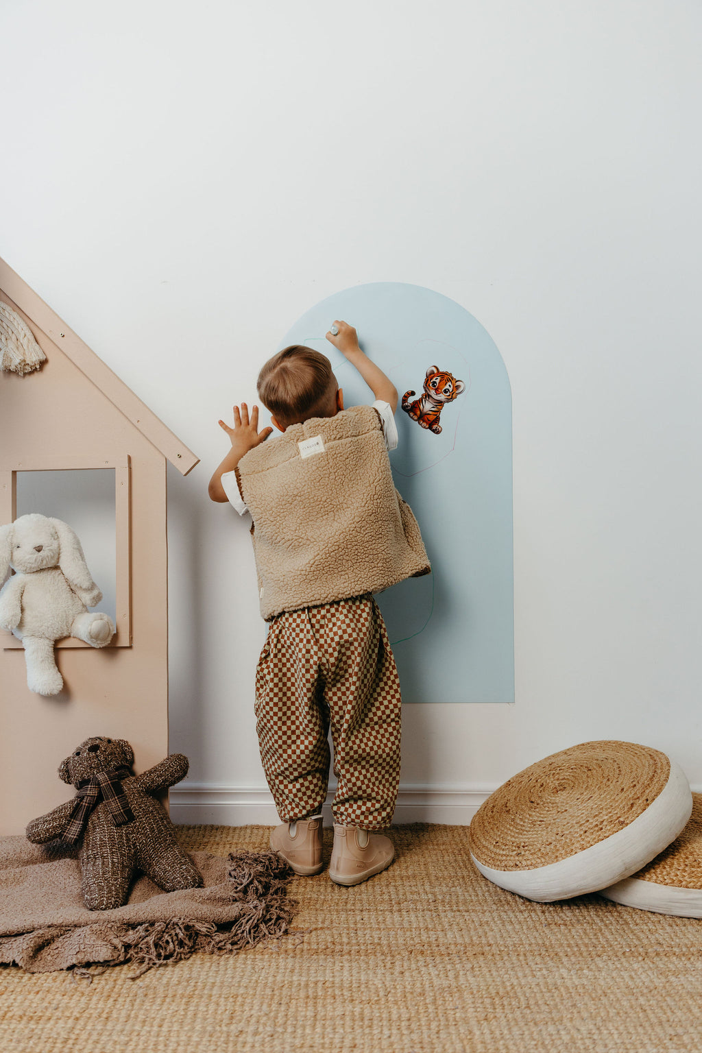 Magnetic board for children - Arche - Light Blue