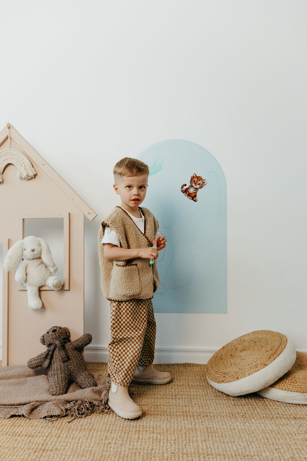 Magnetic board for children - Arche - Light Blue