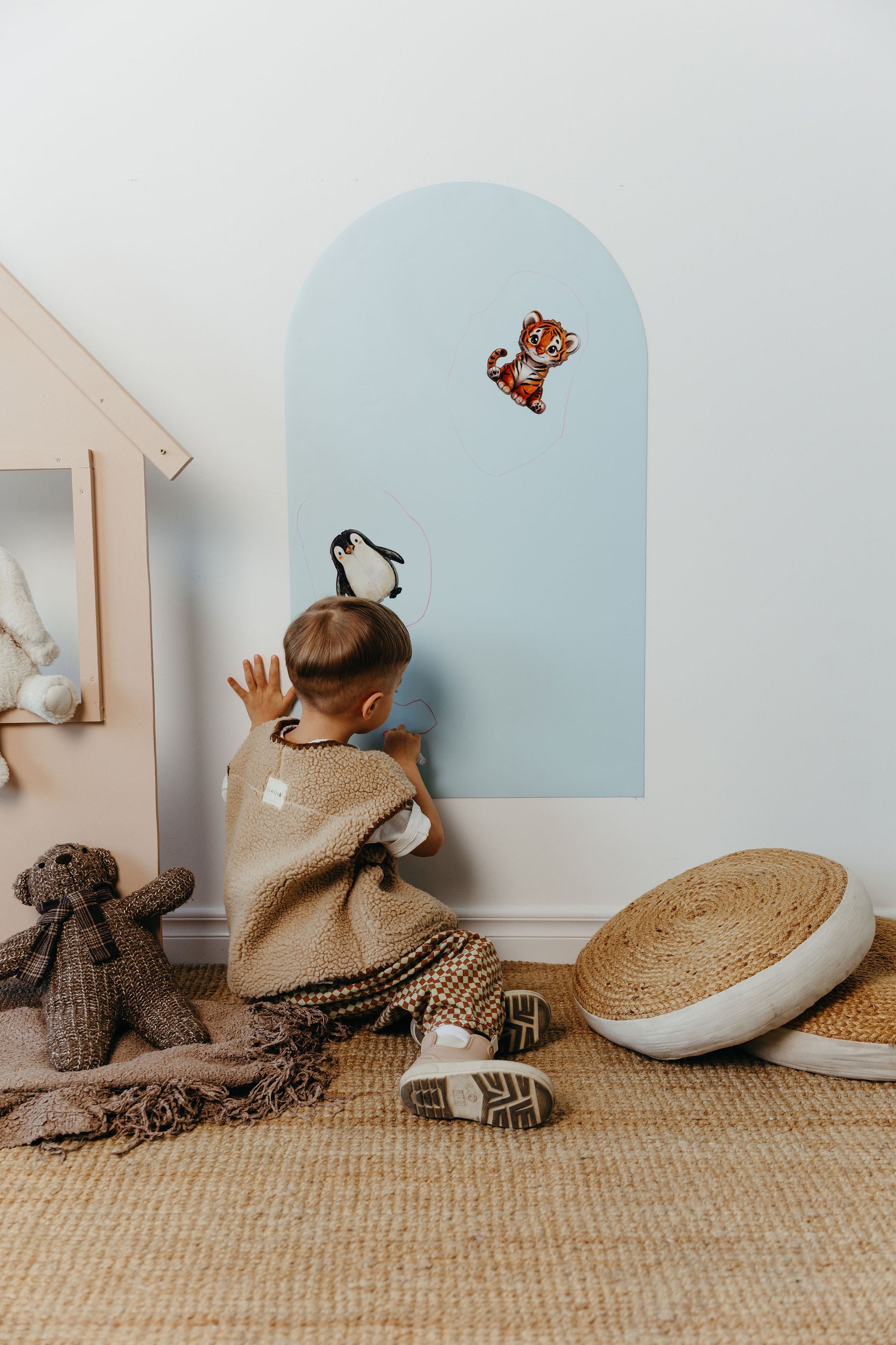 Magnetic board for children - Arche - Light Blue