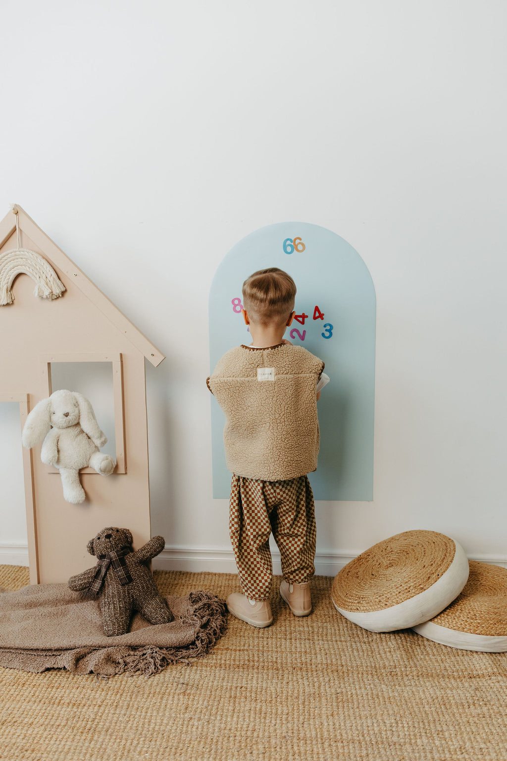 Magnetic board for children - Arche - Light Blue