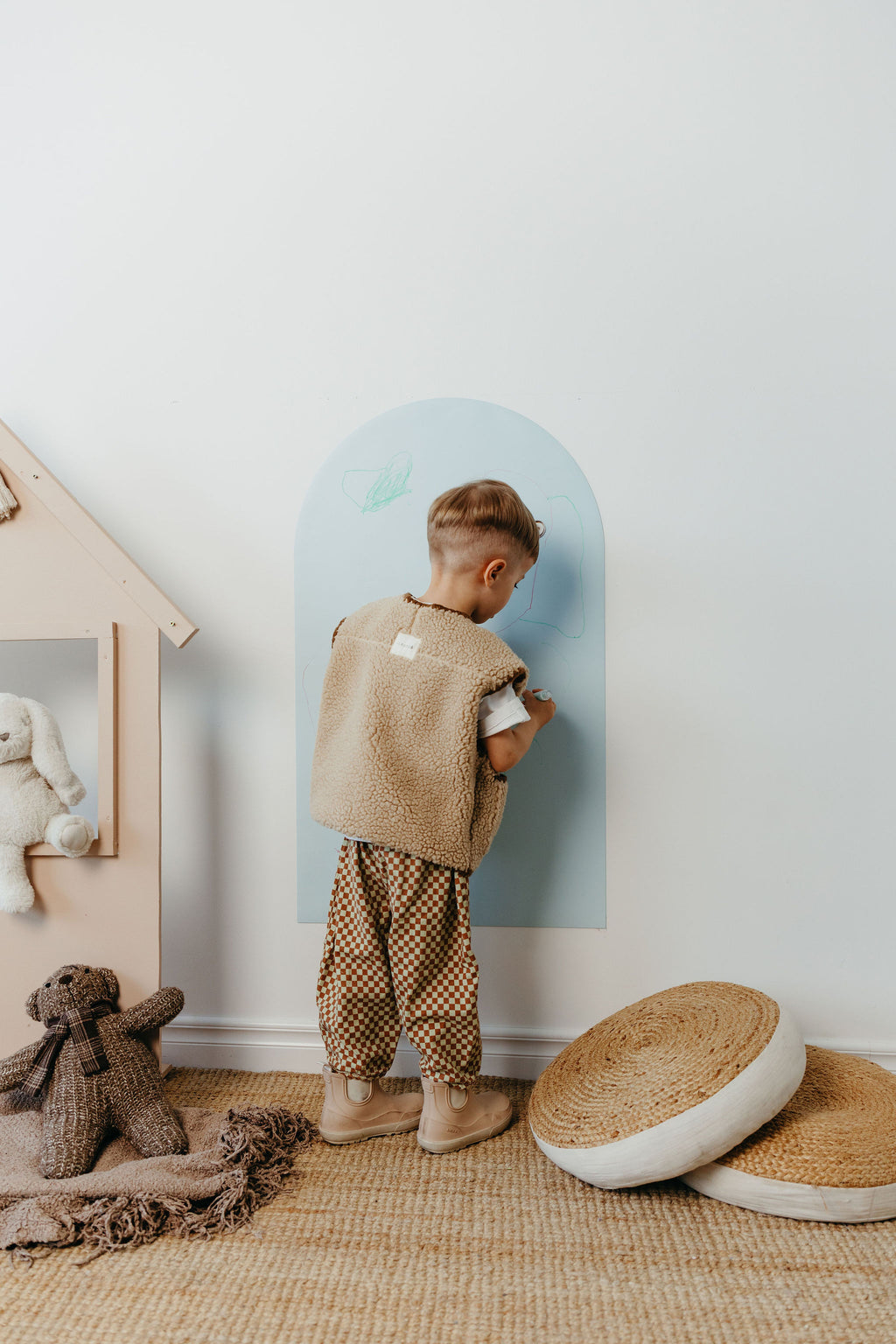 Magnetic board for children - Arche - Light Blue