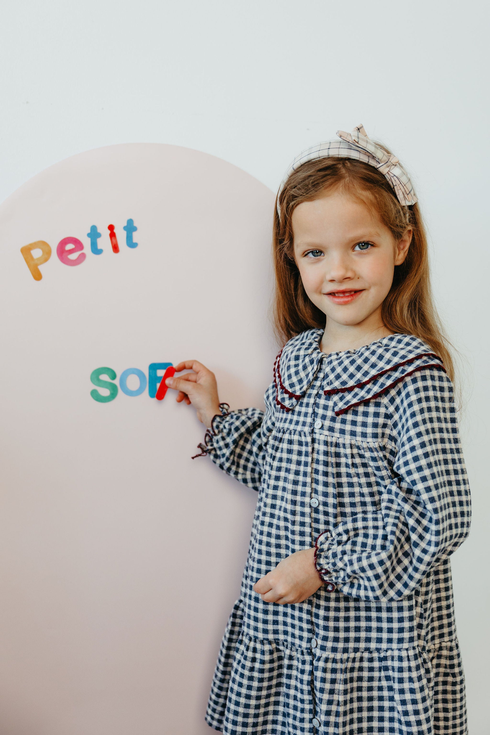 Magnetic board for children - Arche - Light pink
