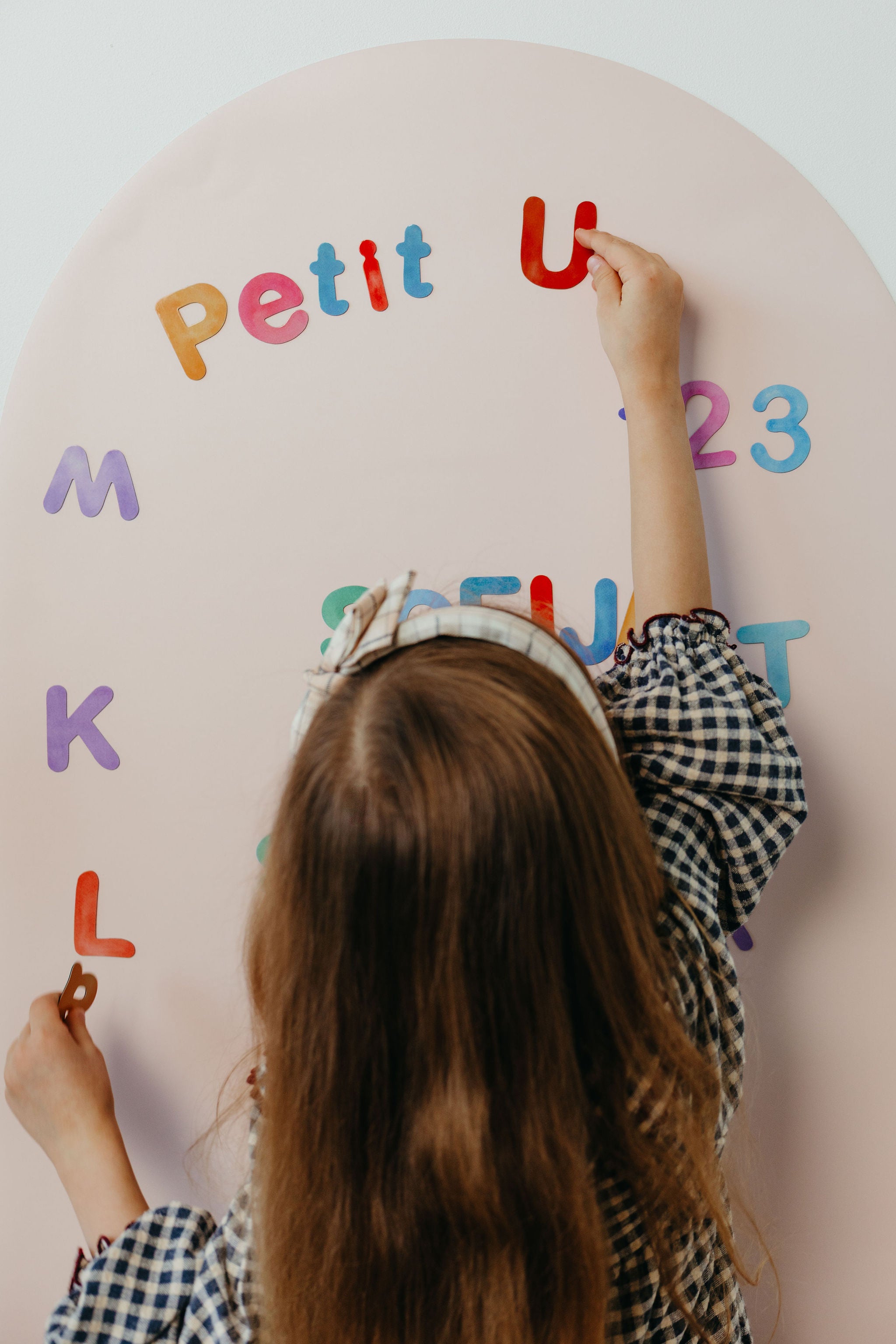 Magnetic board for children - Arche - Light pink