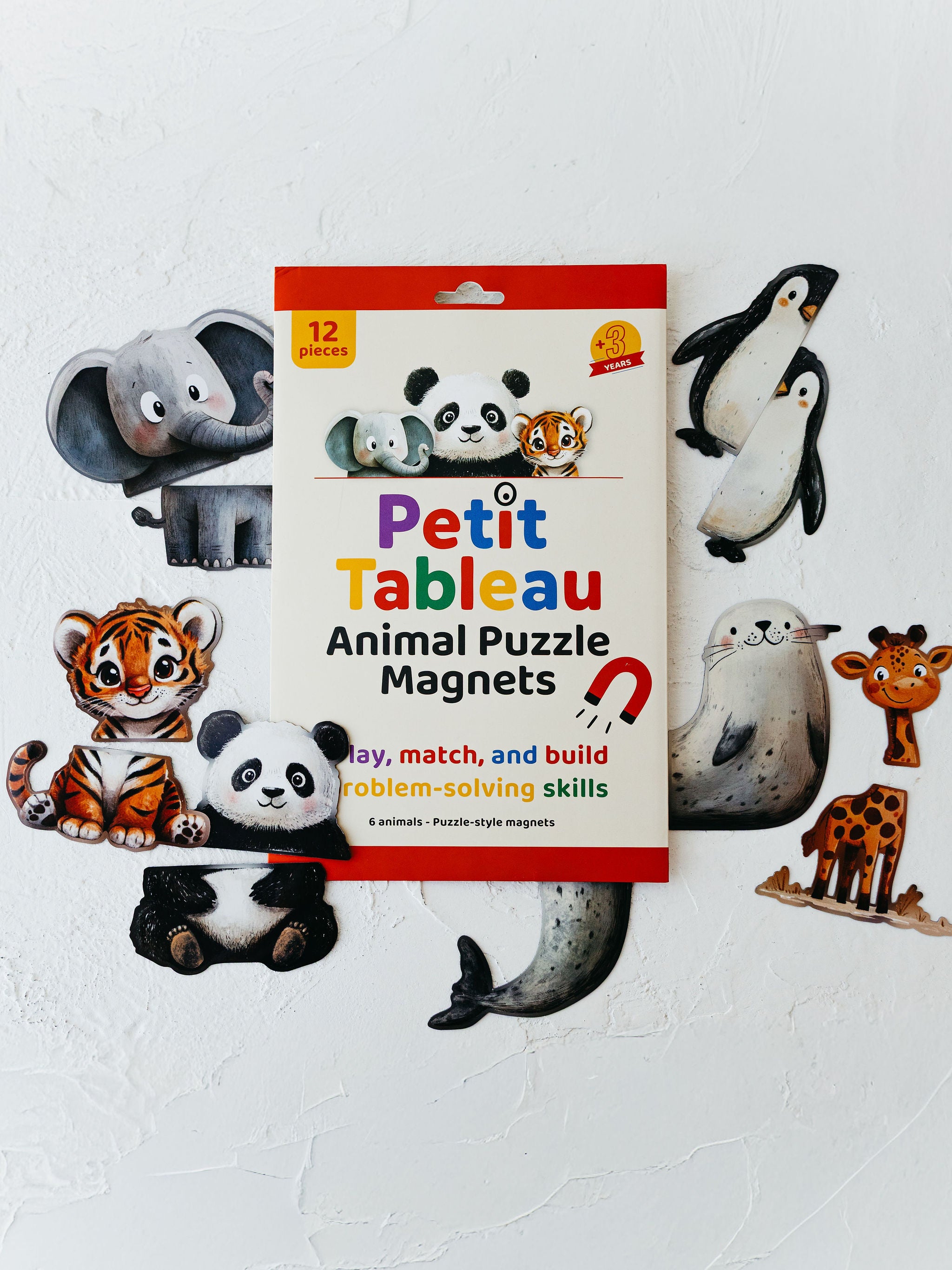 Petit Tableau - Magnet set for kids - Animal puzzle